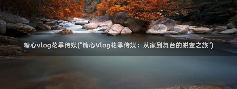 糖心vlog京东：糖心vlog花季传媒(\